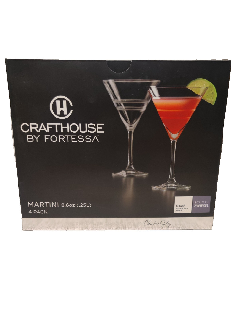 Crafthouse by Fortessa Schott Zwiesel 8.6 oz Martini Glass, Set of 4